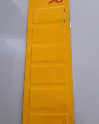 targa ripetitrice gialla originale 