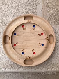 Gioco in legno vintage Leonardi roulette tirolese