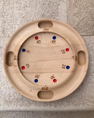 Gioco in legno vintage Leonardi roulette tirolese