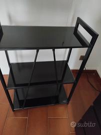 scaffale libreria nero home 