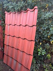 Pannelli finto coppo x tettoia