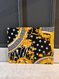 Quadro con stoffa versace