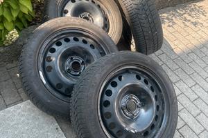 4 gomme con cerchioni in ferro