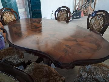 Tavolo e sedie vintage