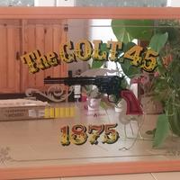 SPECCHIO VINTAGE INSEGNA PUBBLICITARIA THE COLT 4