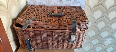CESTO   VINTAGE   ANNI  70   + CASSAPANCA 