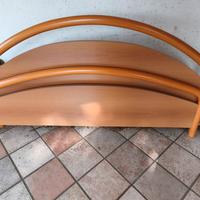 letto matrimoniale in noce chiaro