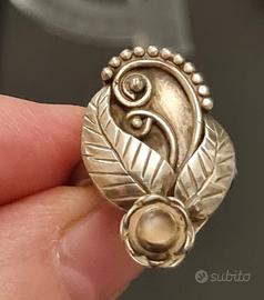 Anello argento vintage Art Nouveau