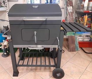 BARBECUE IN METALLO NUOVO A CARBONE