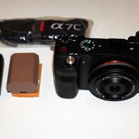 Sony A7C nera + Viltrox 28mm + 2 batterie