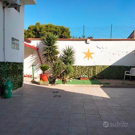 Casa con giardino