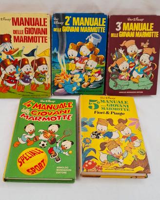 Set 5 volumi "Manuale delle giovani marmotte"