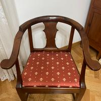 Poltrona Pozzetto Antica restaurata originale