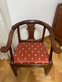 Poltrona Pozzetto Antica restaurata originale