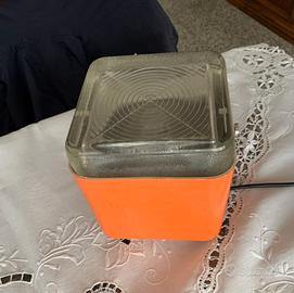 Lampada anni '70 Lamperti Robbiate arancione