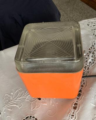 Lampada anni '70 Lamperti Robbiate arancione