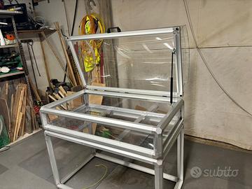 Serra semenzaio in alluminio