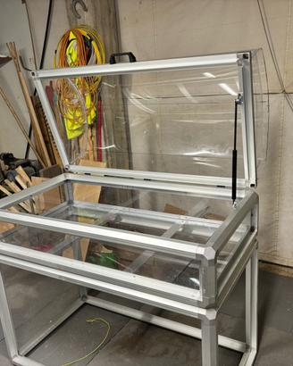 Serra semenzaio in alluminio