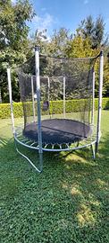 Trampolino elastico da giardino