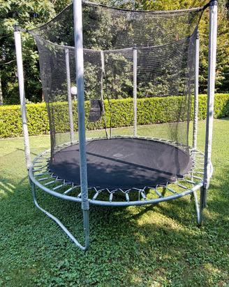 Trampolino elastico da giardino