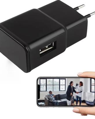 Mini Telecamera WiFi Nascosta in Caricatore USB