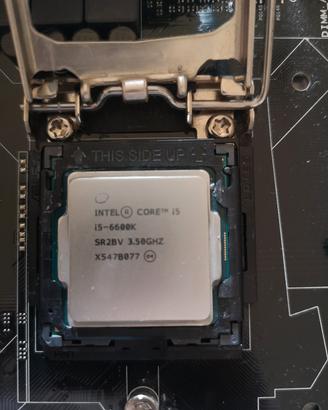 mobo z170 pro gaming + cpu i5 6600k 