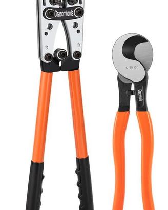 Pinza crimpatrice per capicorda batteria 6-50 mm²