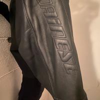 Pantaloni pelle uomo dainese taglia 50