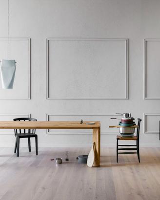 Tavolo di design in legno rovere , brand MINIFORMS
