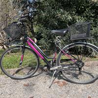 Bicicletta da città donna BRAVO – nero con dettagl
