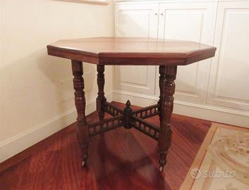 Tavolo d'epoca inglese esagonale