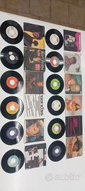 vinili 45"giri e copertina artisti internazionali
