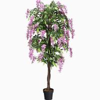 NUOVA Pianta Finta da Interno da 180cm Con Fiori