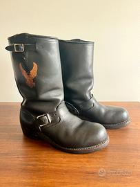 Harley Davidson stivali biker in pelle n.42