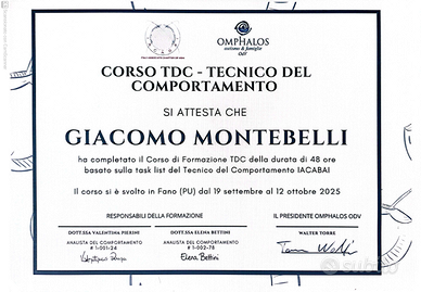 Educatore e/o aiuto compiti