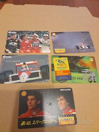 card schede telefoniche ayrton senna 