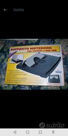 supporto notebook ventola Hub 4usb