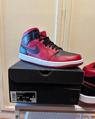 air jordan 1 mid gym red n43