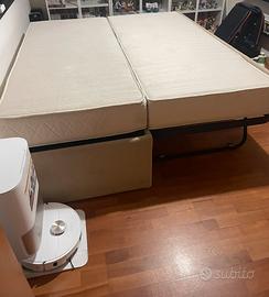 Letto con cassettone con secondo letto