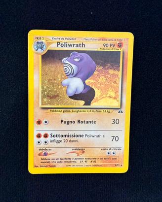 Carta Pokémon Poliwrath Holo 9/75 Neo Discovery