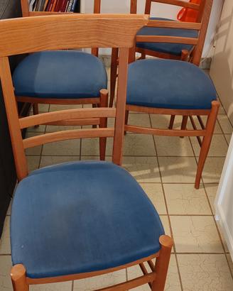 4 sedie Bedont made in Italy linea contract