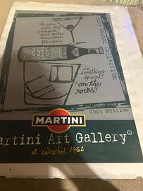 Manifesto originale martini andy warhol