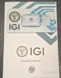 0.50 D IF 3EX N Diamante NATURALE Certificato IGI