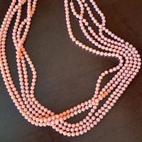 Collana corallo rosa