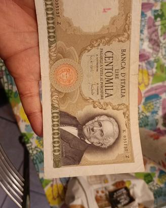 100.000 lire Manzoni 