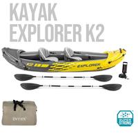 Canoa gonfiabile Kayak explorer k2 per 2 persone