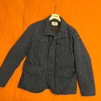 Giubbotto Blazer blu piuma d’oca