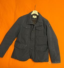 Giubbotto Blazer blu piuma d’oca