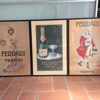 N.3 Stampe Ferrari Trento in quadro