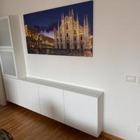 Composizione soggiorno/cucina ikea